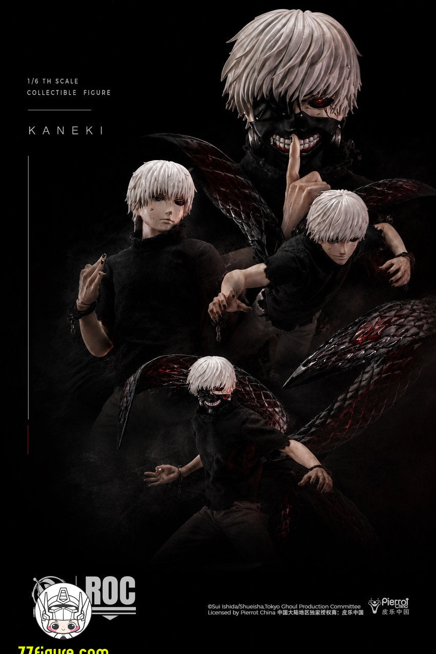 【予約商品】Rocket Toys 1/6『東京喰種トーキョーグール』金木研 覚醒Ver. 塗装済み可動フィギュア