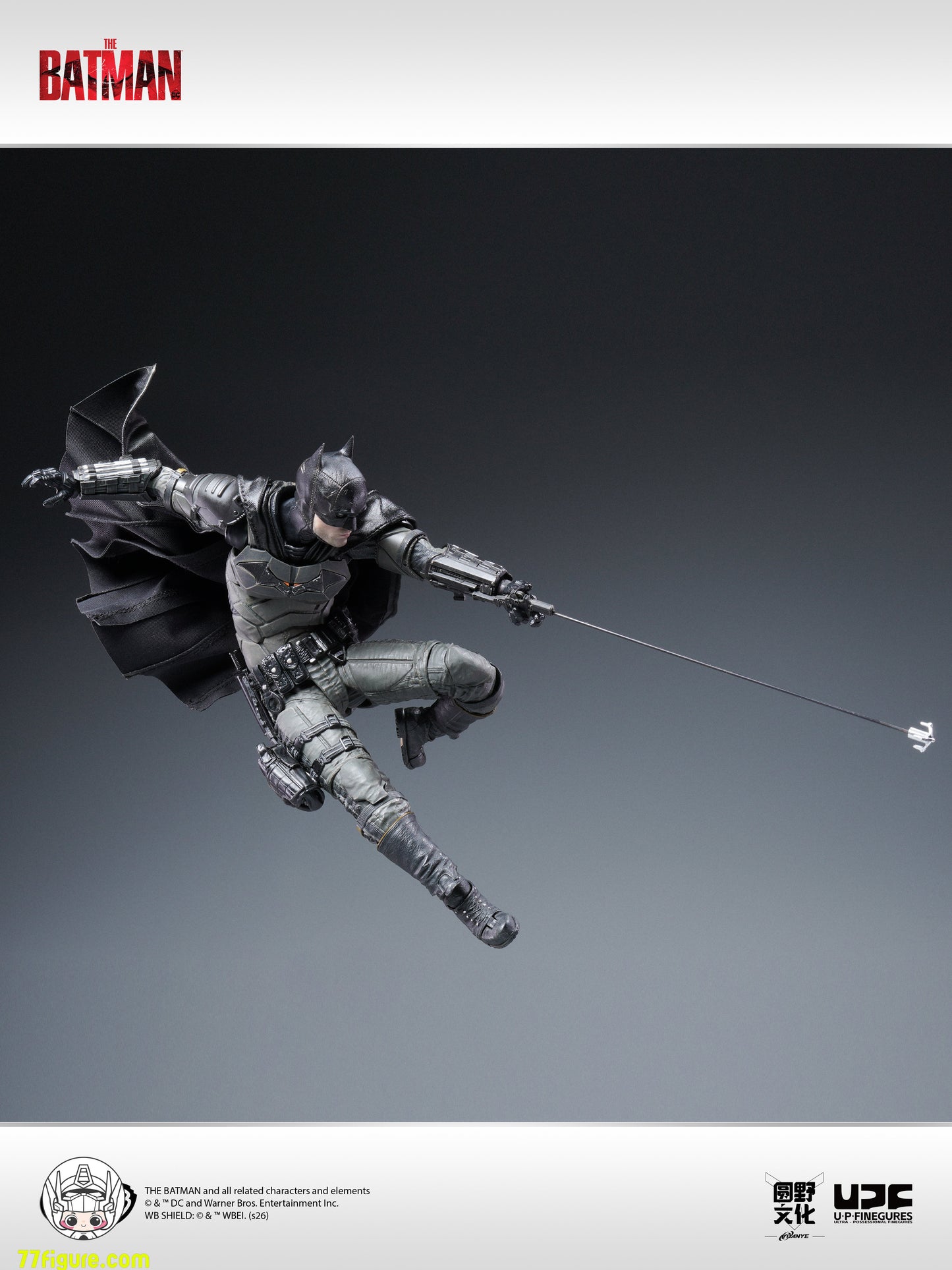 【予約商品】UPFinegures 1/12『ザ・バットマン』2022 バットマン 塗装済み可動フィギュア