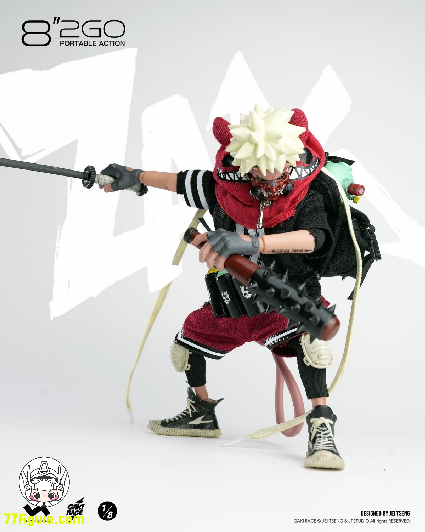 【予約商品】JT Studio 1/8 2GO ガキレース ザイキ 豪華版 塗装済み可動フィギュア