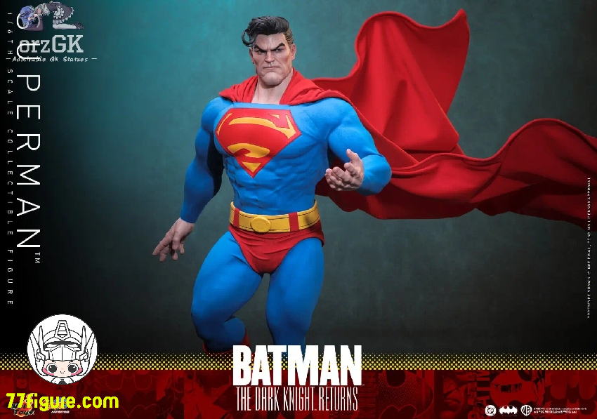 【予約商品】Hot Toys 1/6 CMS032『バットマン：ダークナイト・リターンズ』スーパーマン ダブルヘッド Ver. 塗装済み可動フィギュア