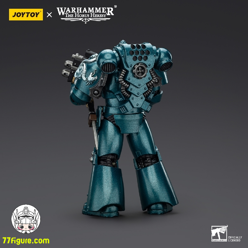 【品切れ】ジョイトイ JoyToy Source 1/18 『ウォーハンマー ホルスの異端』アルファ・レギオン ヘッドハンター ベインストライク コンビボルターとパワーダガー付き 塗装済み可動フィギュア
