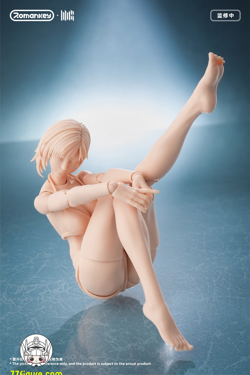 【予約商品】Romankey 1/12 UMS004 Mia 無塗装Ver. 可動女性素体