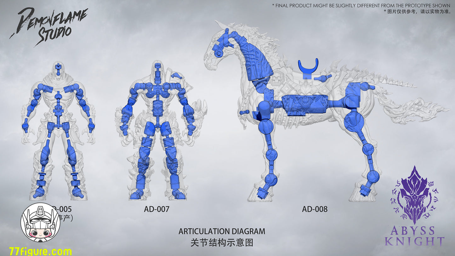 【予約商品】Demon Flame Studio & COSERTOYS 1/12 ダークサイダーズII アビスナイト アポカリプスVer. 塗装済み可動フィギュア