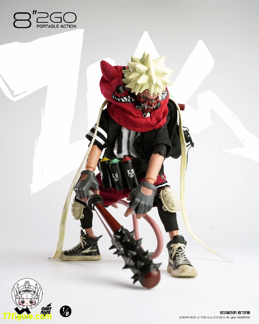 【予約商品】JT Studio 1/8 2GO ガキレース ザイキ 豪華版 塗装済み可動フィギュア