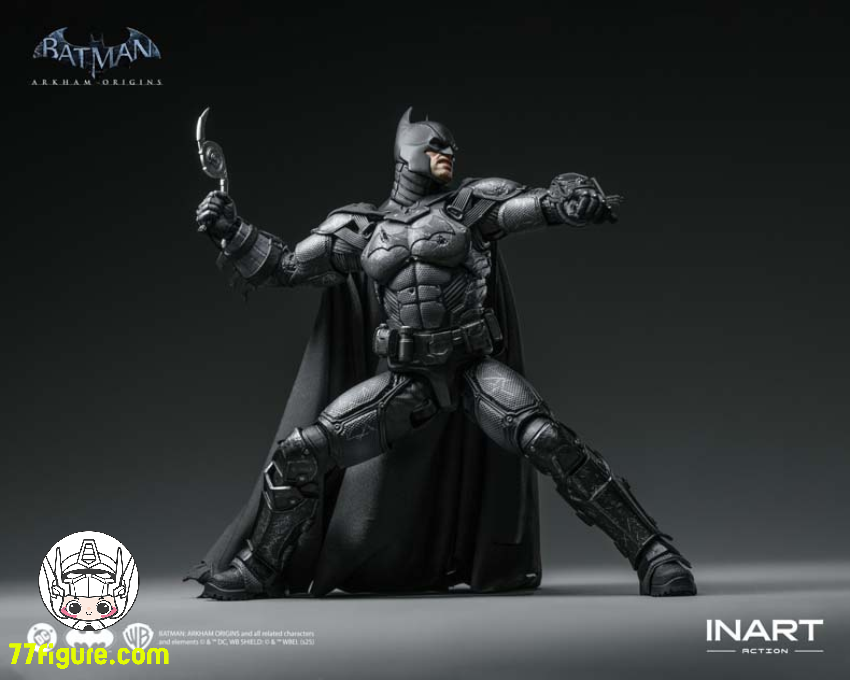 【予約商品】INART MAG G0007 バットマン: アーカム・オリジンズ バットマン バトル ダメージ バージョン 塗装済み可動フィギュア