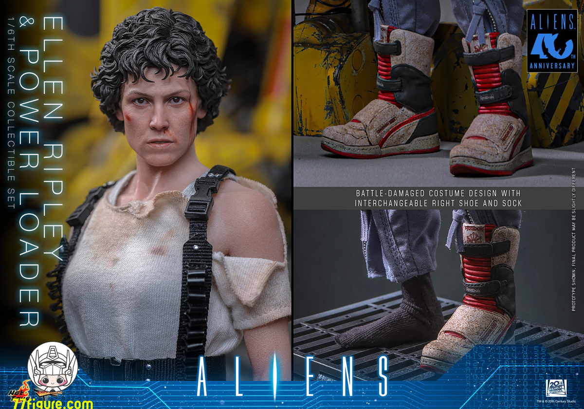【予約商品】Hot Toys 1/6 MMS923『エイリアン2』エレン・リプリー＆パワーローダー セット 塗装済み可動フィギュア