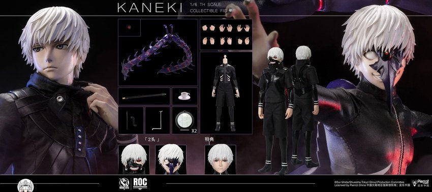 【予約商品】Rocket Toys 1/6『東京喰種トーキョーグール』金木研 戦闘服Ver. 塗装済み可動フィギュア