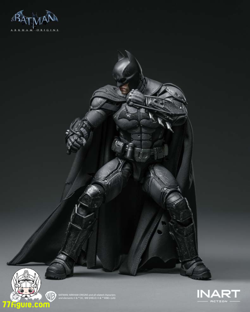 【予約商品】INART MAG G0007 バットマン: アーカム・オリジンズ バットマン バトル ダメージ バージョン 塗装済み可動フィギュア