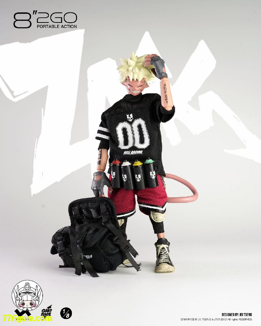 【予約商品】JT Studio 1/8 2GO ガキレース ザイキ 豪華版 塗装済み可動フィギュア