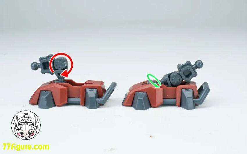 酋長大陸 1/144 超動騎兵 轟魔 赤Ver. プラモデル