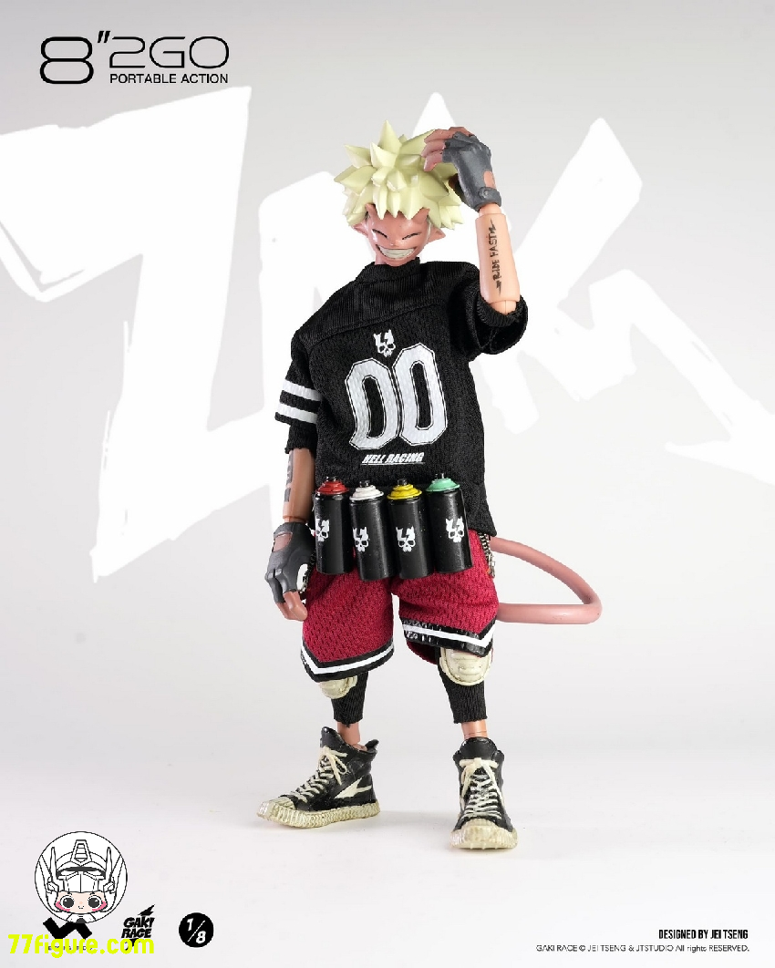 【予約商品】JT Studio 1/8 2GO ガキレース ザイキ 豪華版 塗装済み可動フィギュア