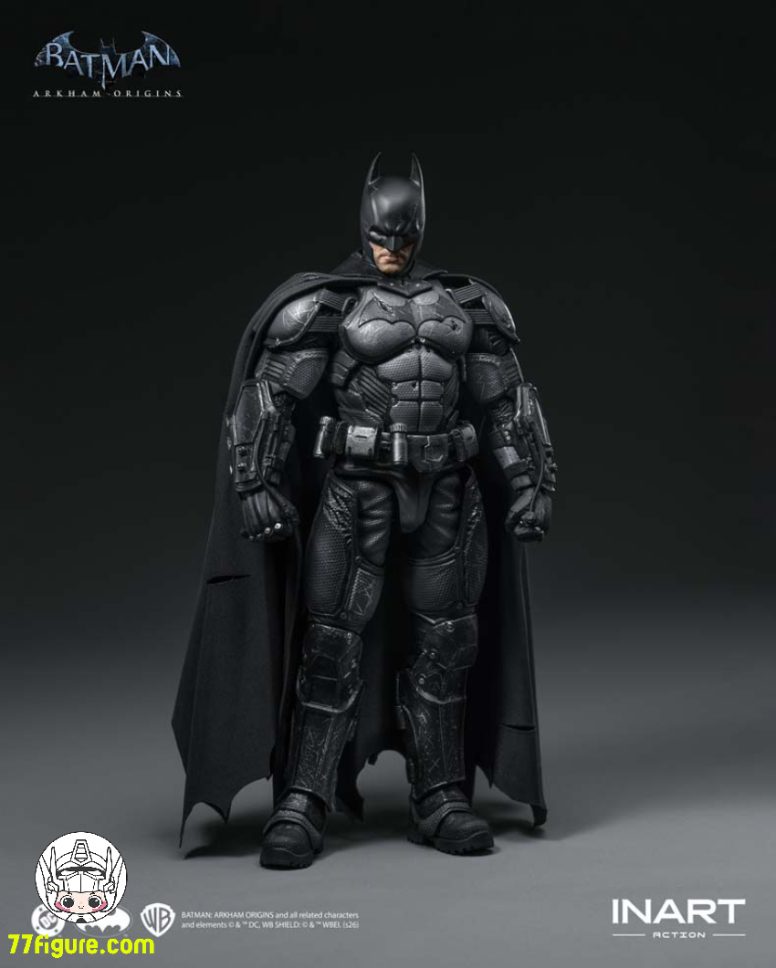 【予約商品】INART MAG G0007 バットマン: アーカム・オリジンズ バットマン バトル ダメージ バージョン 塗装済み可動フィギュア