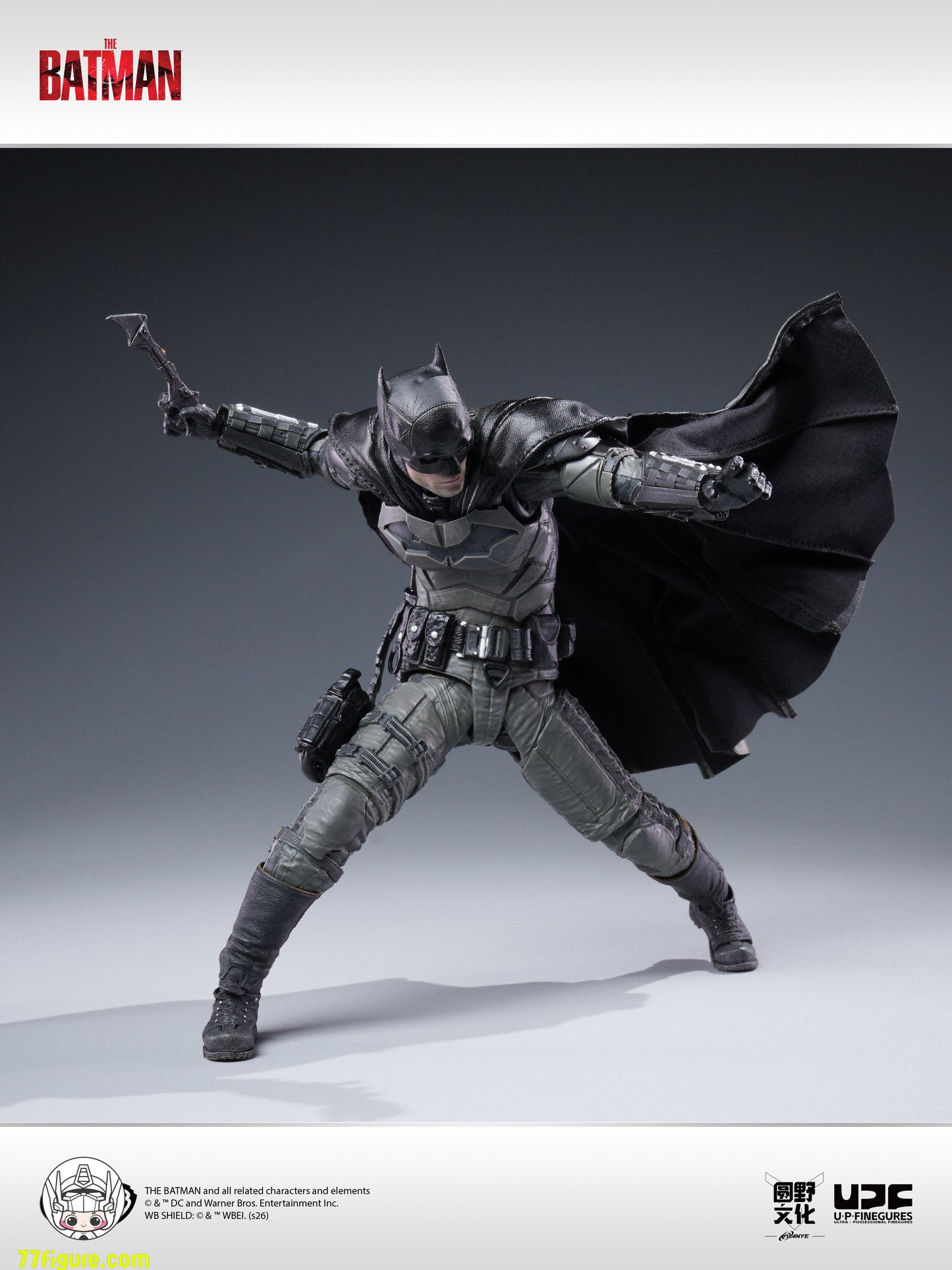 【予約商品】UPFinegures 1/12『ザ・バットマン』2022 バットマン 塗装済み可動フィギュア