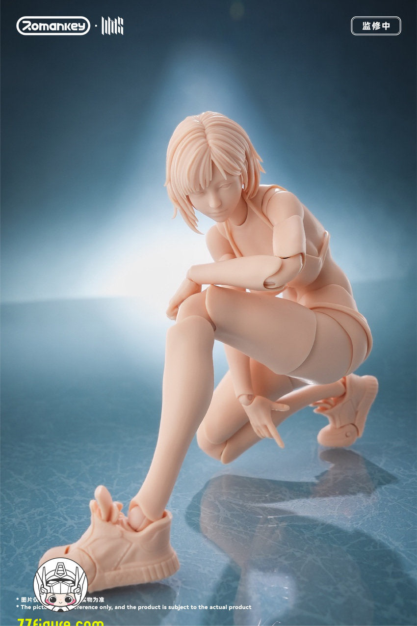 【予約商品】Romankey 1/12 UMS004 Mia 無塗装Ver. 可動女性素体