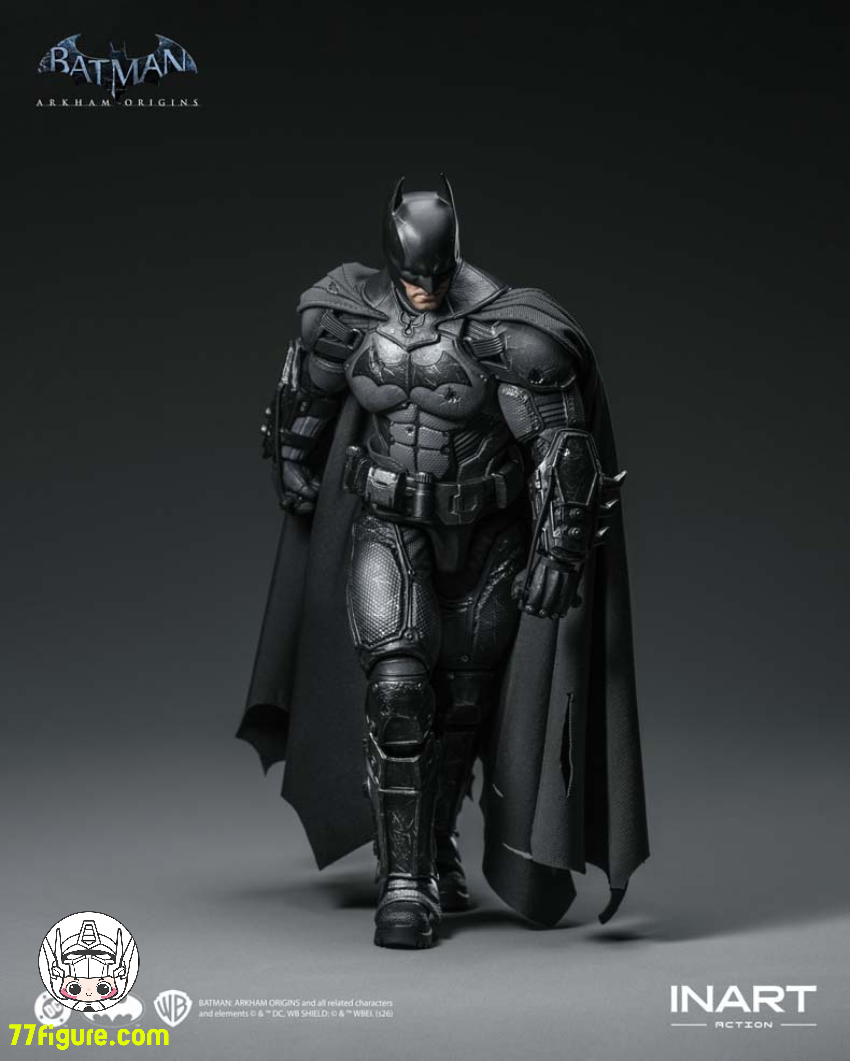 【予約商品】INART MAG G0007 バットマン: アーカム・オリジンズ バットマン バトル ダメージ バージョン 塗装済み可動フィギュア