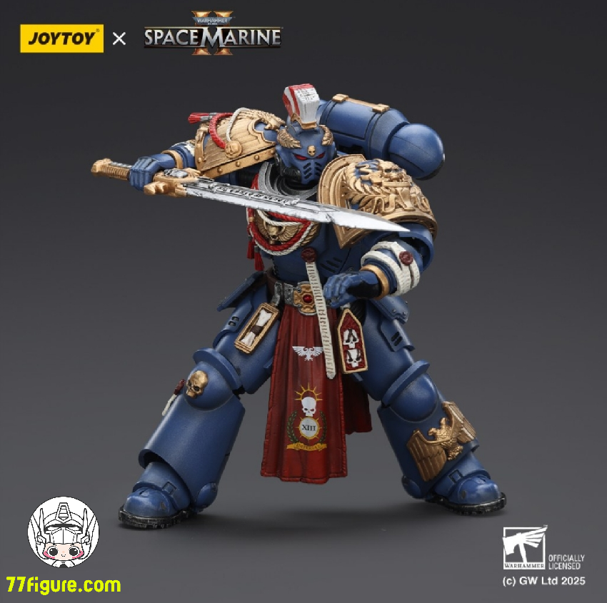 【予約商品】ジョイトイ JoyToy 1/18『ウォーハンマー40K』ウルトラマリーンズ レリック プリムス アーマー プラズマ ピストルとコンバットブレード付き 塗装済み可動フィギュア