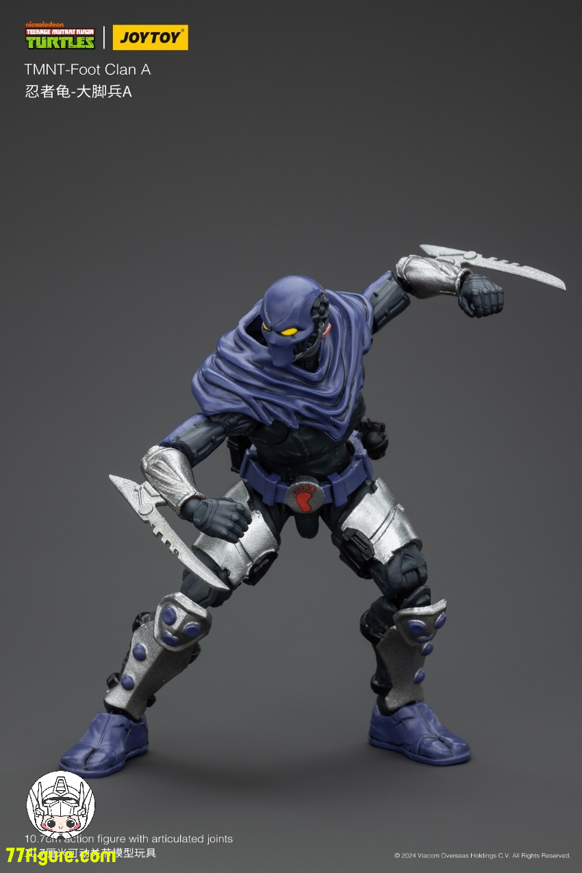 【先行販売】ジョイトイ JoyToy Source 1/18 ティーンエイジ  ミュータント ニンジャ タートルズ 『TMNT 』フットクランA 塗装済み可動フィギュア