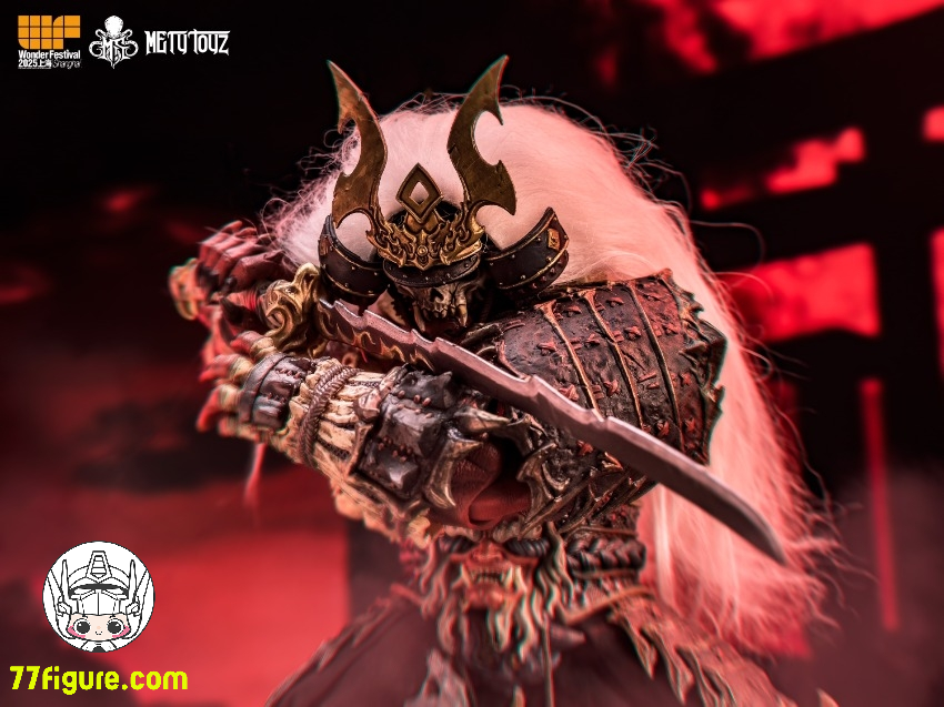 【予約商品】Mety Toyz 1/10  鬼滅修羅  滝川 紅鬼武士 WF2025 限定版 塗装済み可動フィギュア