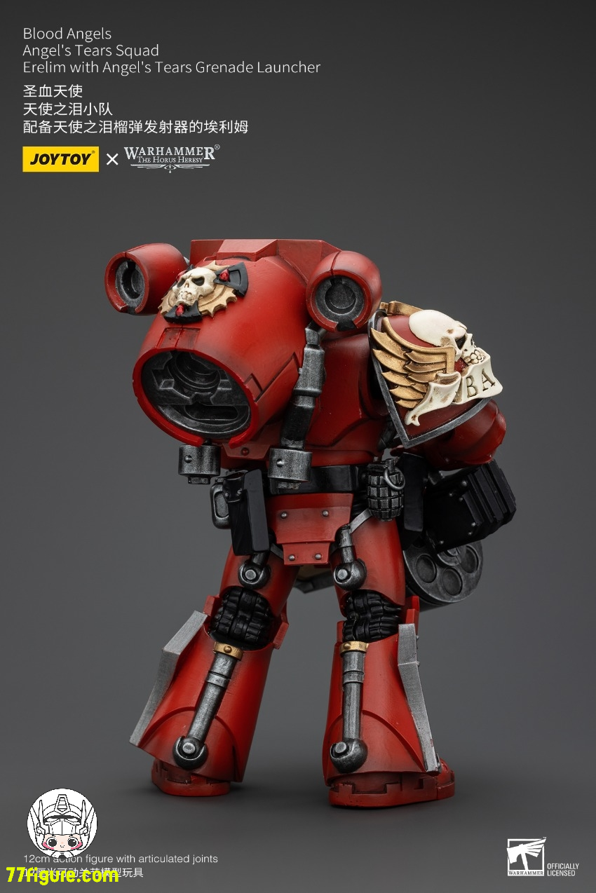 【先行販売】ジョイトイ JoyToy Source 1/18 『ウォーハンマー ホルスの異端』ブラッド エンジェル 天使の涙 部隊 エレリム 天使の涙グレネードランチャー付き 塗装済み可動フィギュア