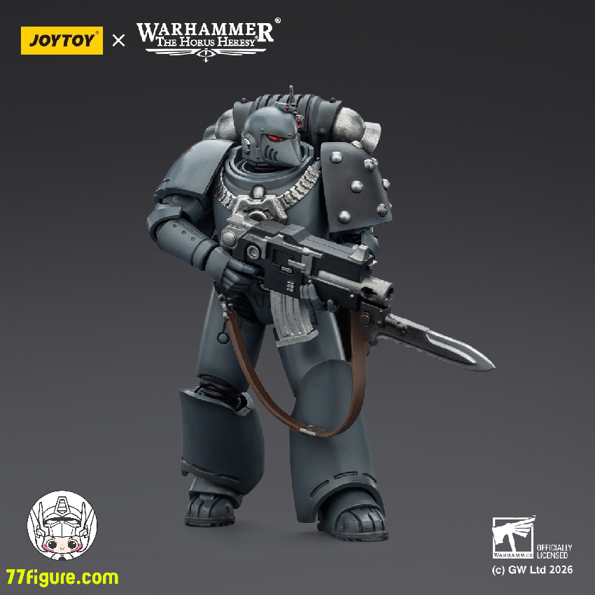 【品切れ】ジョイトイ JoyToy Source 1/18 『ウォーハンマー ホルスの異端』スペース ウルブズ MKVI タクティカル レジオナリー 塗装済み可動フィギュア