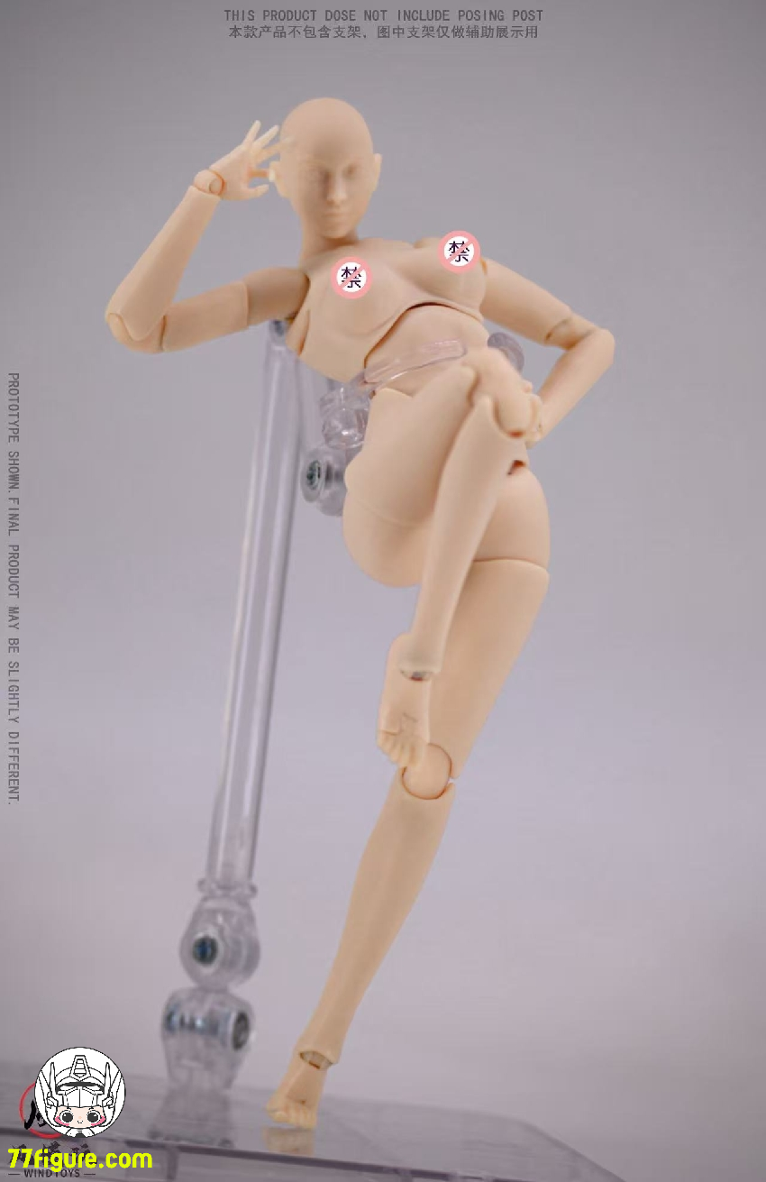 【予約商品】Wind Toys 1/12 FMW006 スーパーモデル 可動女性素体「ホワイトスキン」