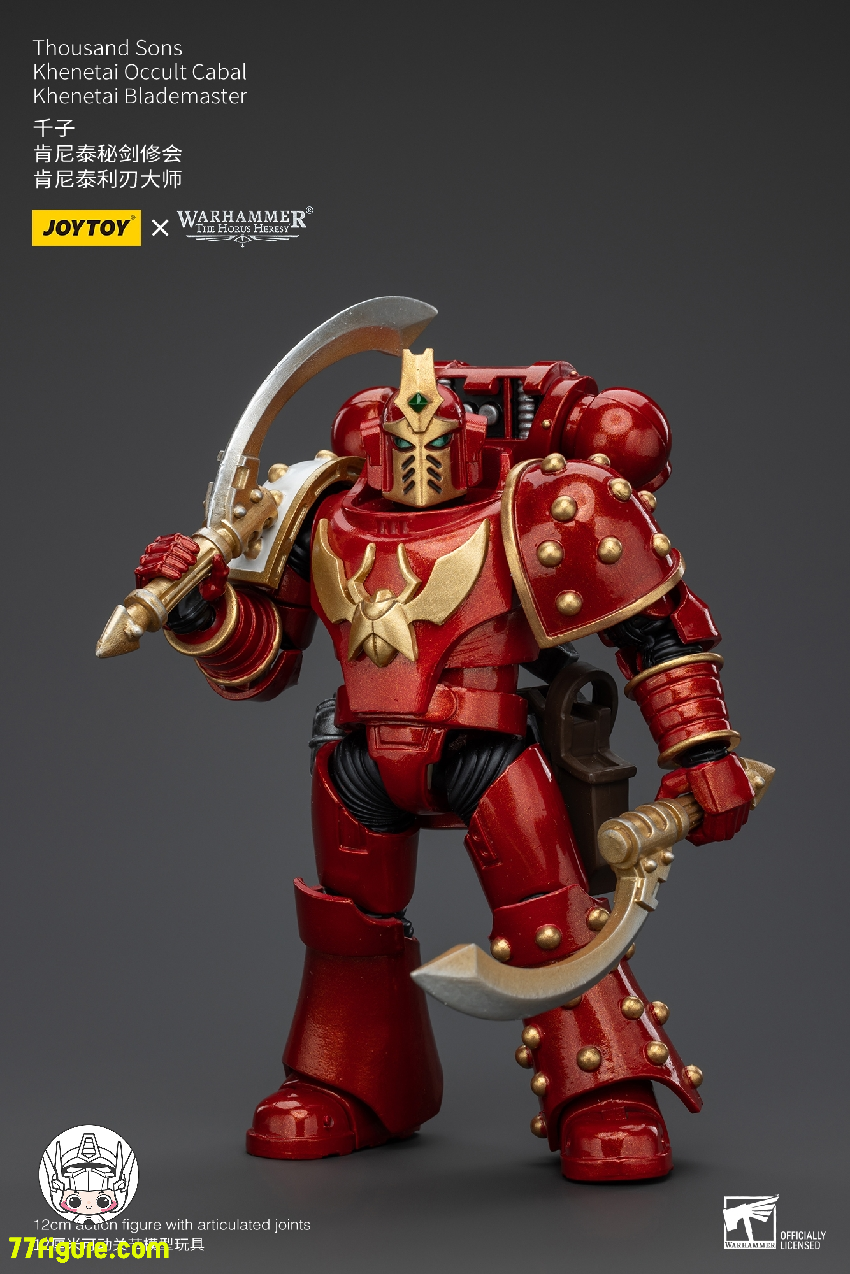 【先行販売】ジョイトイ JoyToy Source 1/18 『ウォーハンマー ホルスの異端』千子 ケネタイ・オカルト カバール ケネタイ・ブレードマスター 塗装済み可動フィギュア