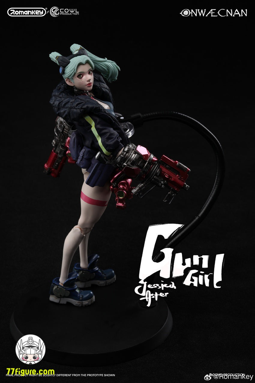 【予約受付終了】Romankey X Cowl 1/12 「Onwæcnan寤」 ガンガール ジェシカ・アスター 通常版 塗装済み可動フィギュア