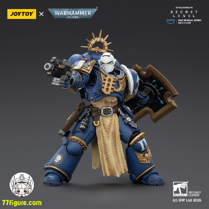 【予約商品】ジョイトイ JoyToy Source 1/18 『ウォーハンマー40K』ウルトラマリーンズ レヴァントゥス パワーソード ストームシールドとボルトピストル付き 塗装済み可動フィギュア