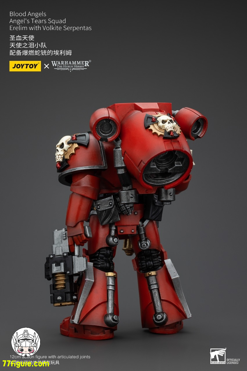 【先行販売】ジョイトイ JoyToy Source 1/18 『ウォーハンマー ホルスの異端』ブラッド エンジェル 天使の涙 部隊 エレリム ヴォルカイト サーペンタス付き 塗装済み可動フィギュア