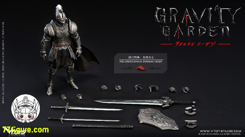 【予約商品】VTOYS 1/12 VSD011 グラビティガーデン シルバームーンナイト 塗装済み可動フィギュア