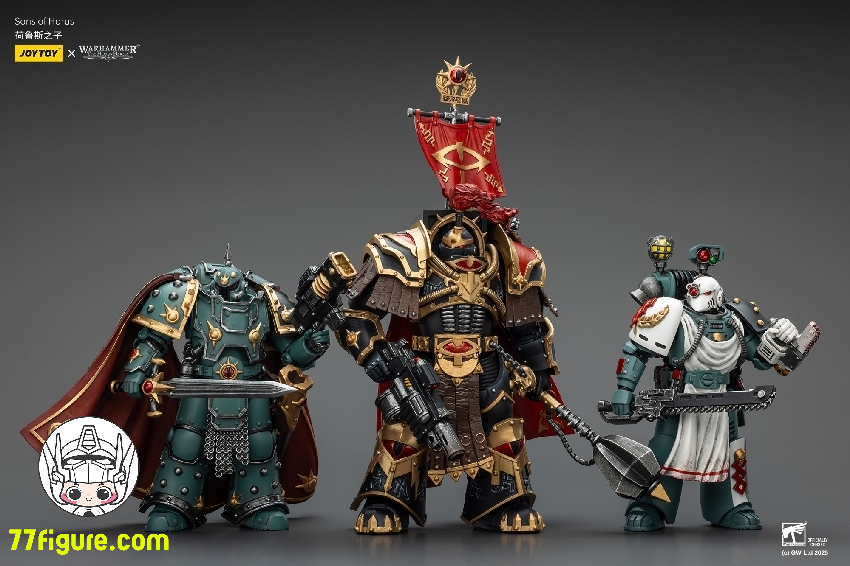 【予約商品】ジョイトイ JoyToy Source 1/18 『ウォーハンマー ホルスの異端』ホルスの息子軍団 三体セット 塗装済み可動フィギュア