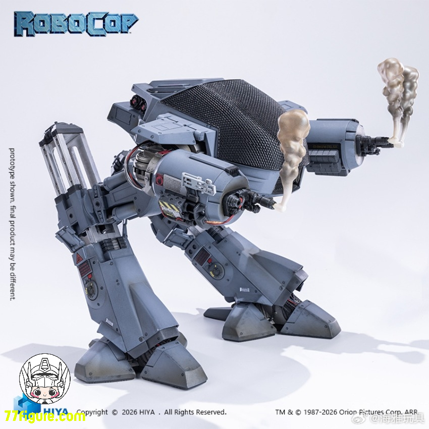 【予約商品】Hiya Toys 1/12 ED-209 Exquisite Super ロボコップ 塗装済み可動フィギュア