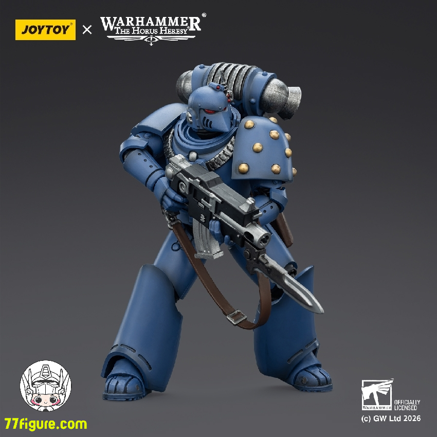 【品切れ】ジョイトイ JoyToy Source 1/18 『ウォーハンマー ホルスの異端』ウルトラマリーンズ MKVI タクティカル レジオナリー 塗装済み可動フィギュア