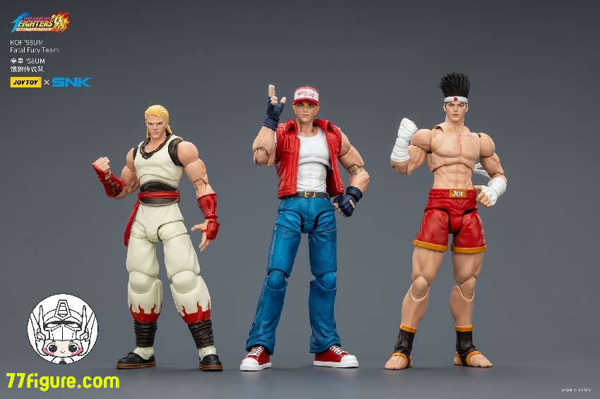 【予約商品】ジョイトイ JoyToy Source 1/18 SNK KOF 98UM 『餓狼伝説』三体セット 塗装済み可動フィギュア