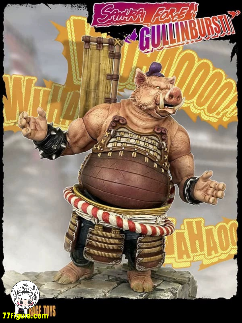 【予約商品】Rage Toys 1/12 サムライフォース グリンブルスティ 塗装済み可動フィギュア
