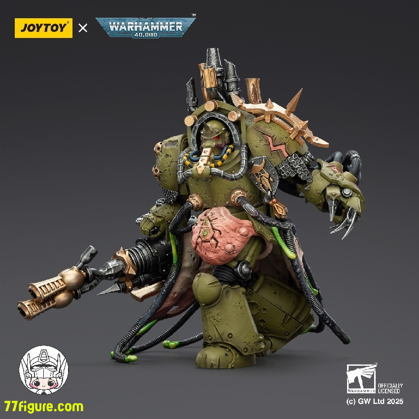 【予約商品】ジョイトイ JoyToy Source 1/18 『ウォーハンマー40K』デスガード ロードのヴィラレンス パワーフィストとツイン プレイグ スピューア付き 塗装済み可動フィギュア