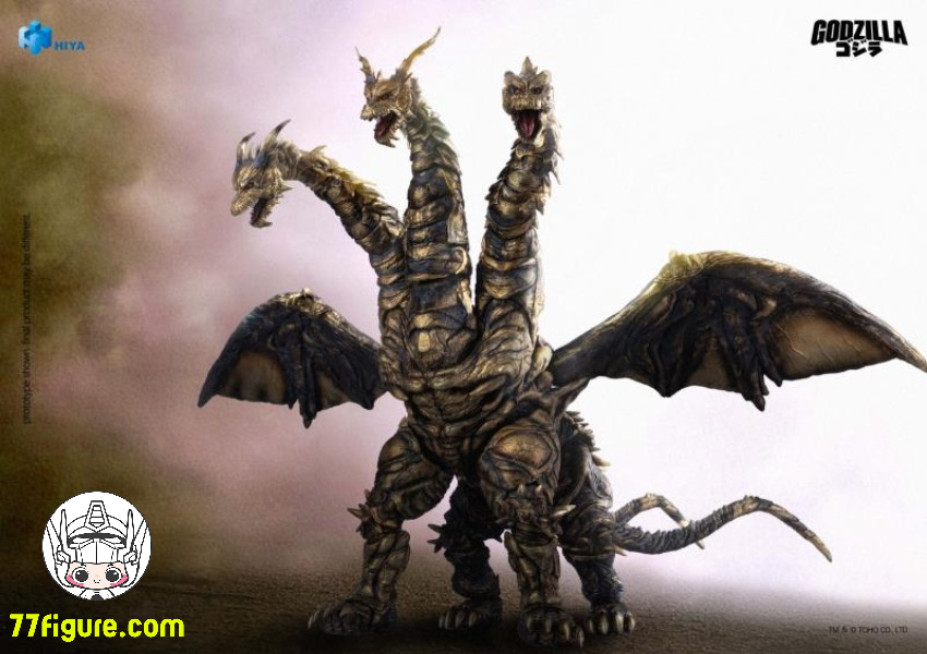 【予約商品】Hiya Toys EBG0290 Exquisite Basic ゴジラ FINAL WARS カイザー ギドラ 塗装済み可動フィギュア