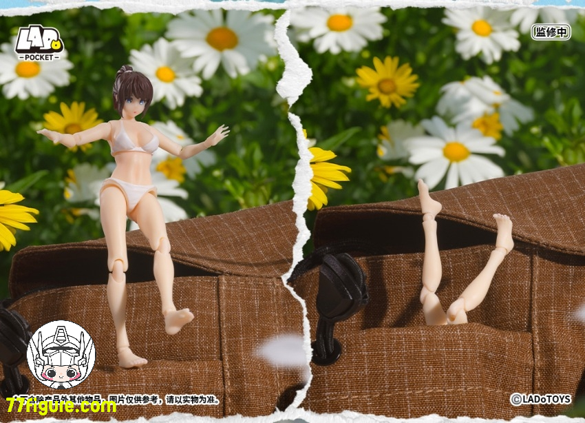 【予約商品】LADoTOYS Pocket PG-01 水着少女 塗装済み可動フィギュア