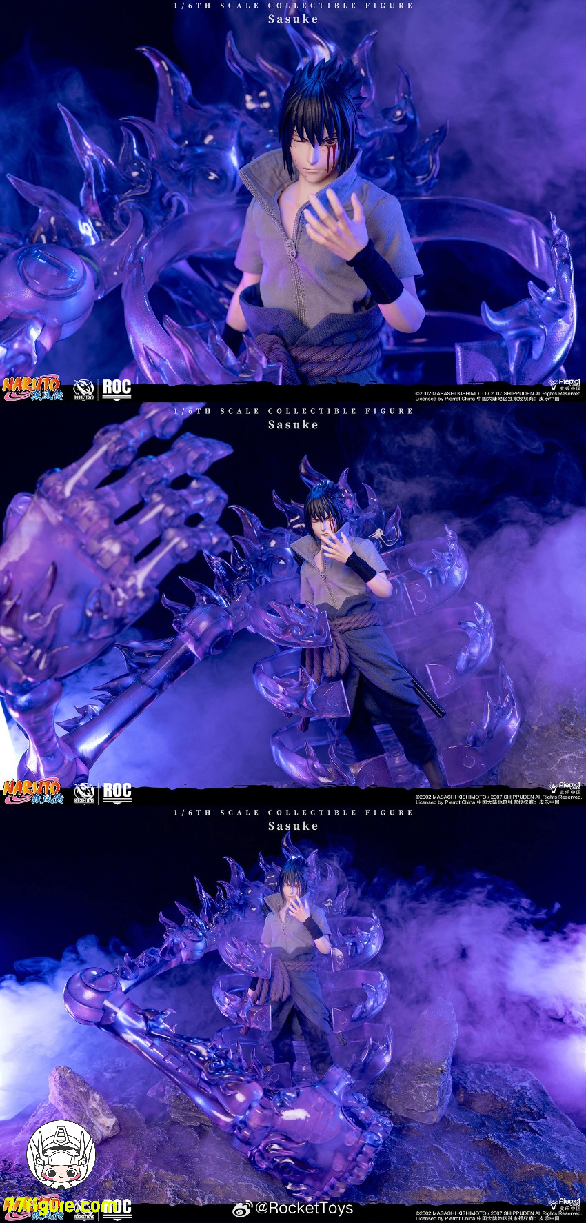 【予約商品】Rocket Toys 1/6 公式公認 『NARUTO -ナルト-』 うちは サスケ 豪華版 塗装済み可動フィギュア