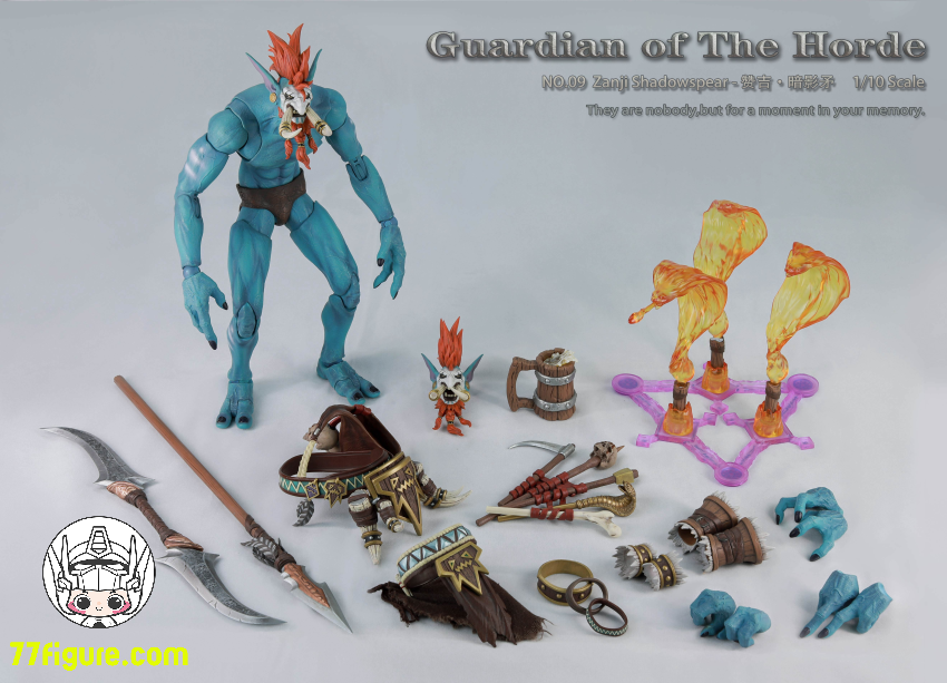 【予約商品】Mety Toyz 1/10 ミスリル：ガーディアン・オブ・ザ・ホード NO.09 ザンジ・シャドウスピア 塗装済み可動フィギュア