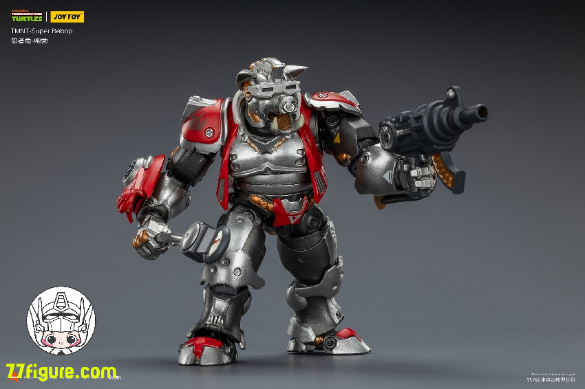 【予約受付終了】ジョイトイ JoyToy 1/18 ティーンエイジ  ミュータント ニンジャ タートルズ 『TMNT 』スーパー ビバップ 塗装済み可動フィギュア