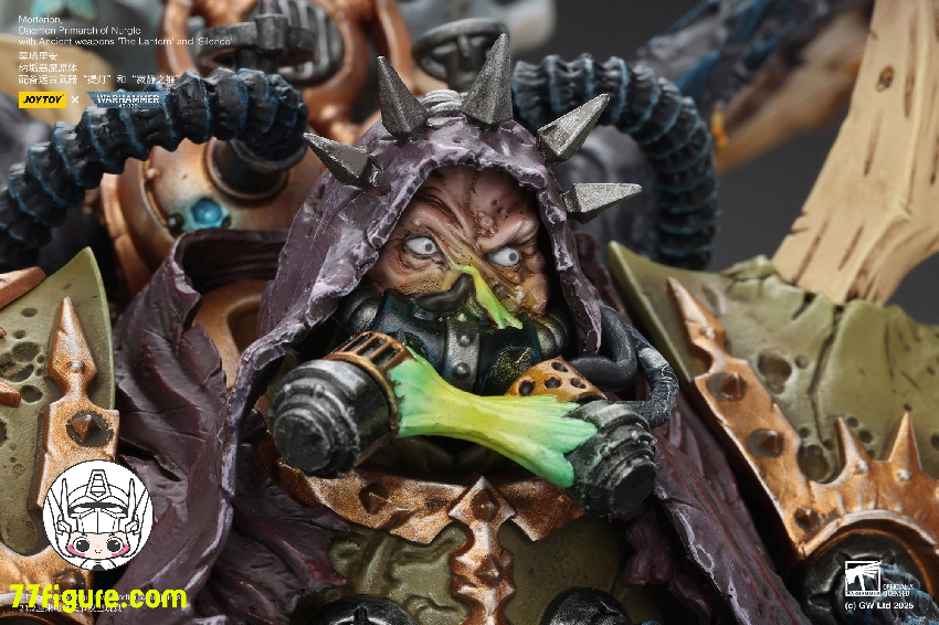 【予約商品】ジョイトイ JoyToy Source 1/18 『ウォーハンマー40K』モータリオン ナーグルのデーモン・プライマーク 古代の武器「ランタン」と「サイレンス」付き 塗装済み可動フィギュア