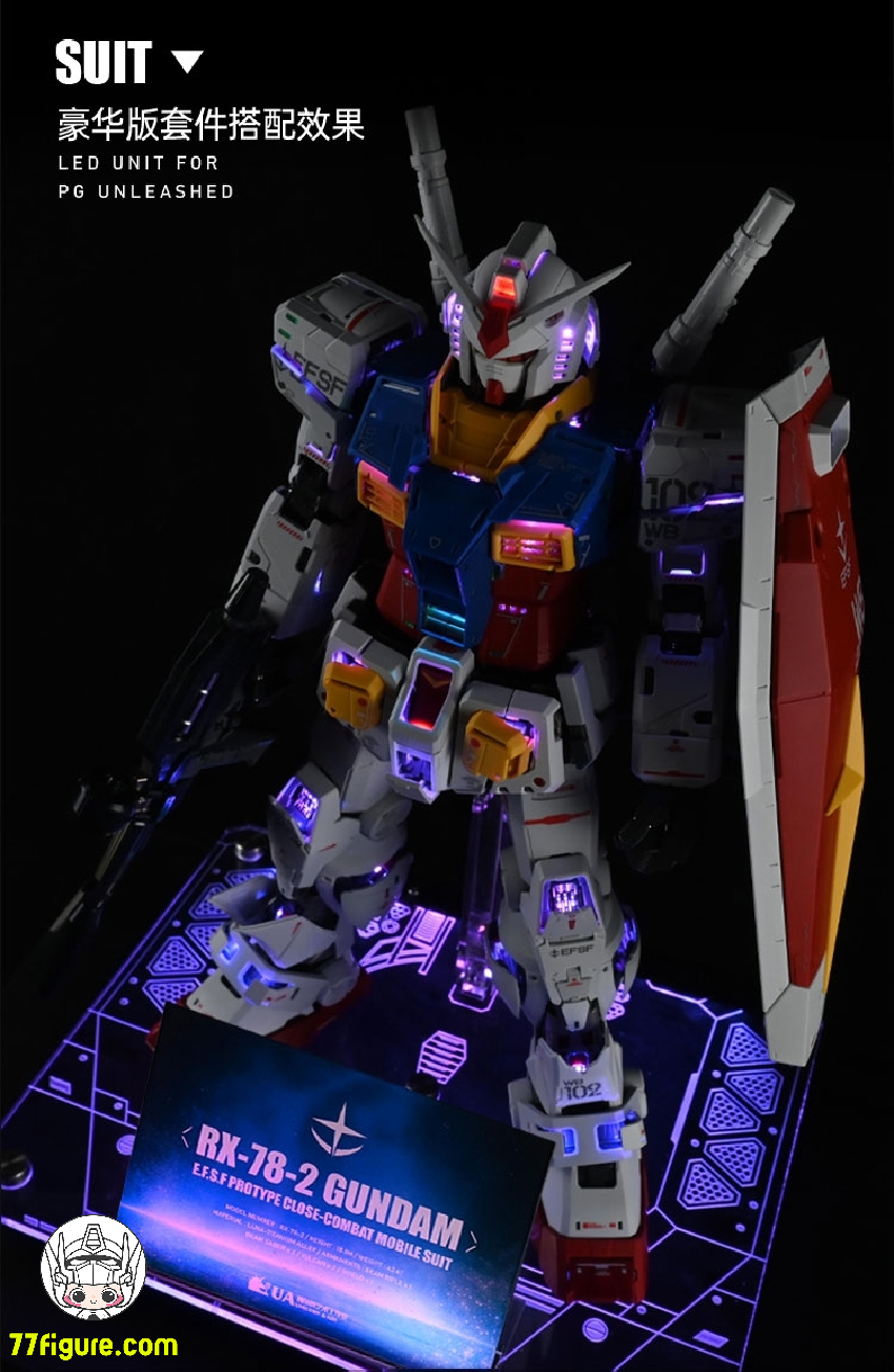 PG 1/60 ガンダム UNLEASHED (アンリーシュドガンダム)完成品 Unicorn Art 1/60 PG UNLEASHED RX-78-2 ガンダム用 LEDユニット