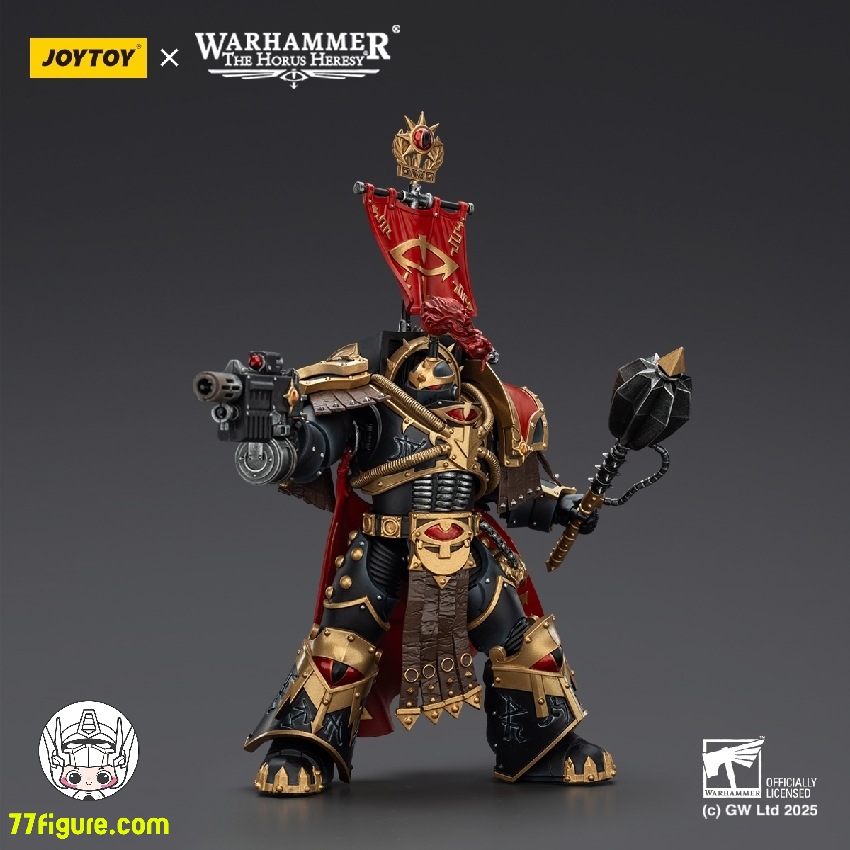 【予約商品】ジョイトイ JoyToy Source 1/18 『ウォーハンマー ホルスの異端』ホルスの息子軍団 カタフラクティ プラエトル コンビメルタとパワーモール付き 塗装済み可動フィギュア
