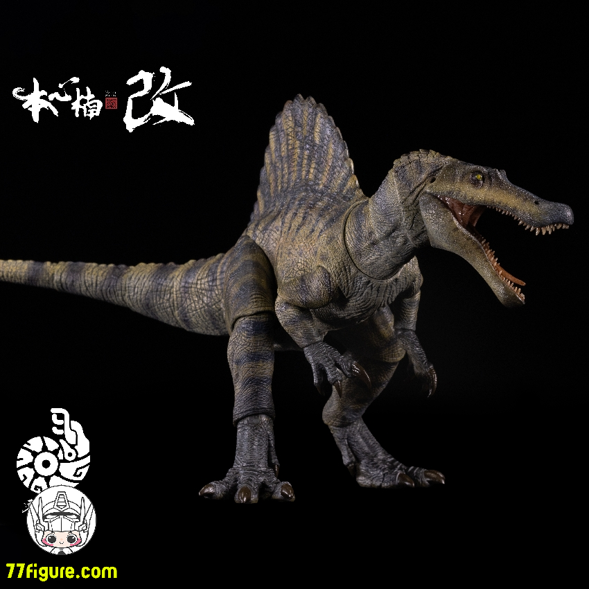 【予約商品】Nanmu Studio 172527 スピノサウルス Supplanter 3.0 グリーンカラー Ver. 塗装済み可動フィギュア