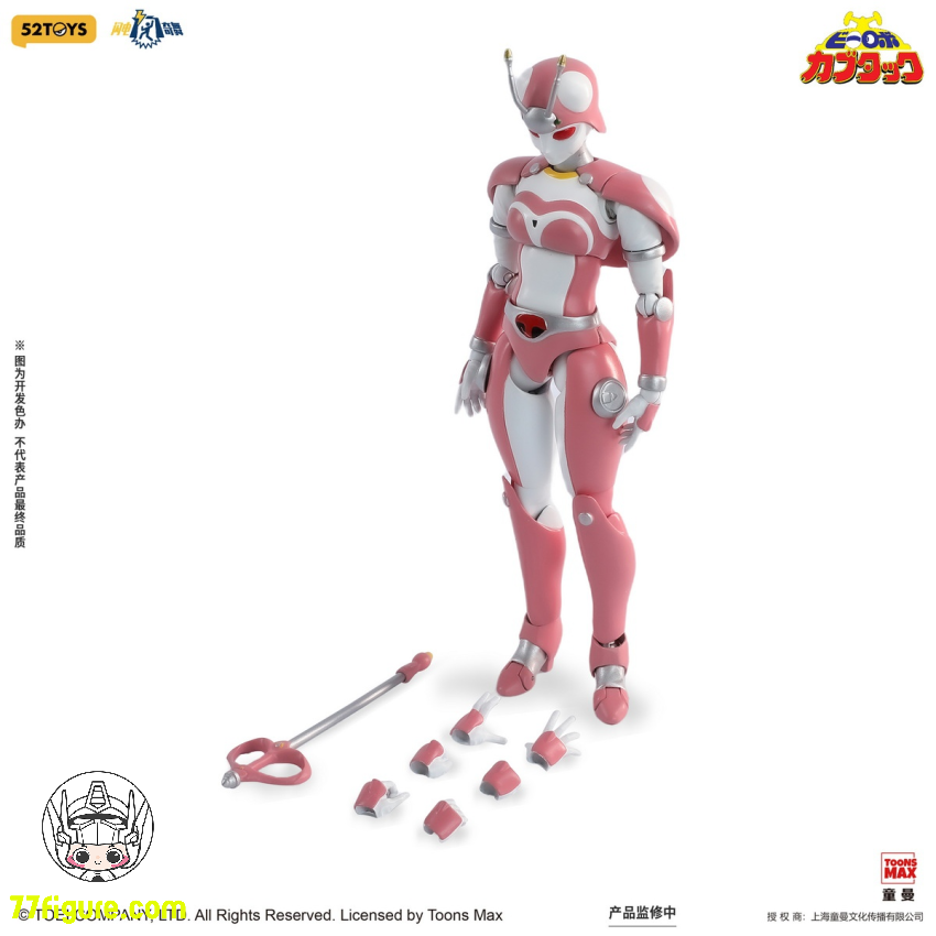 【予約商品】52TOYS 1/12 ライトニングダンス ビーロボカブタック テントリーナ 塗装済み可動フィギュア