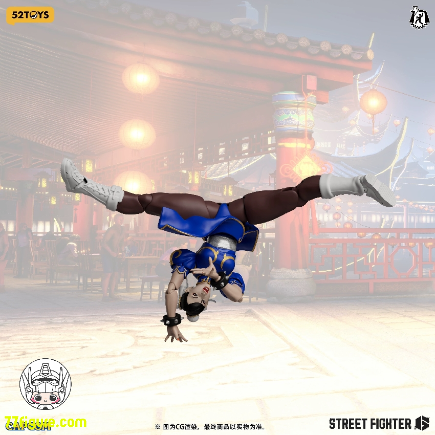 【予約商品】52TOYS 1/12 ライトニング ダンス ストリート ファイター 春麗 アウトフィット2 塗装済み可動フィギュア