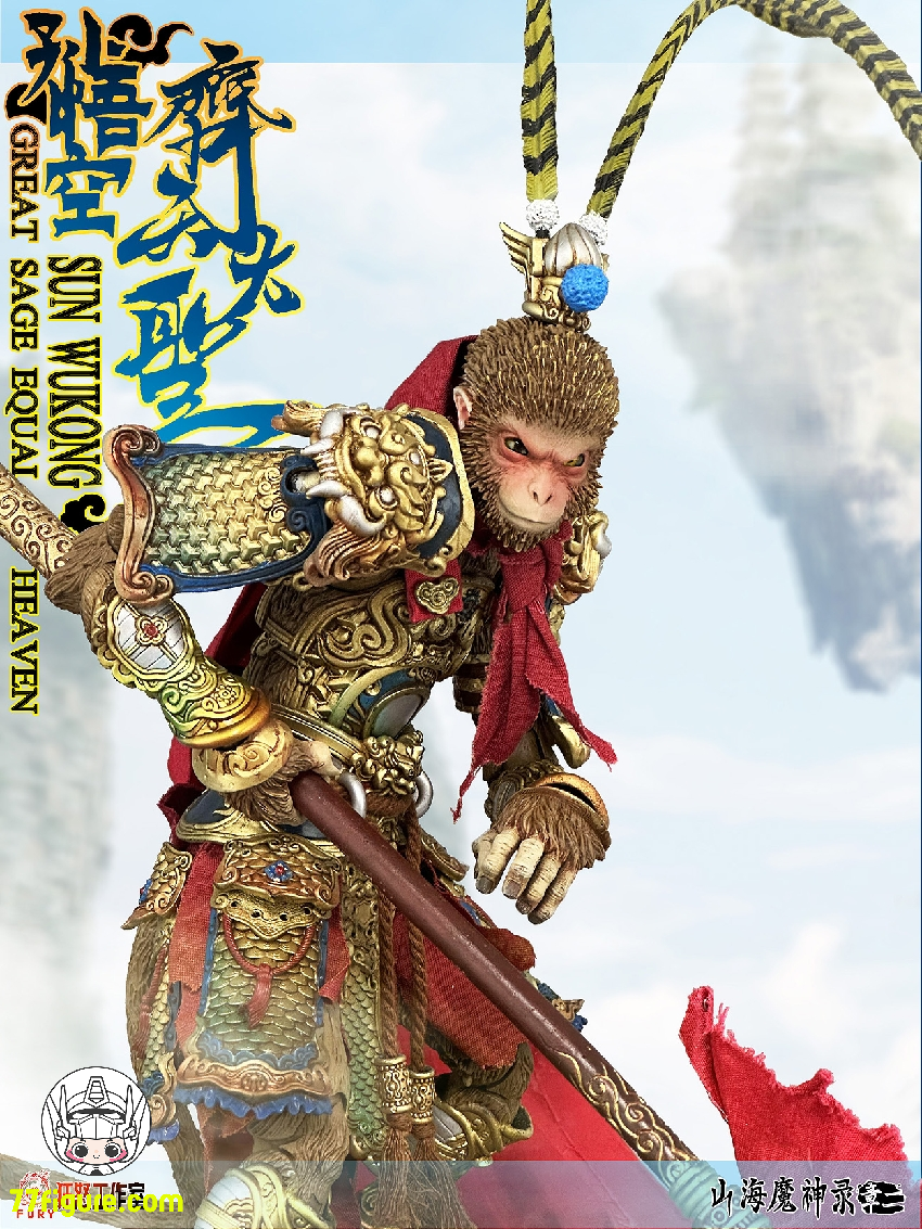 【先行販売】Fury Toys 1/12 孫悟空 バトルダメージ版（Ver.B） 塗装済み可動フィギュア