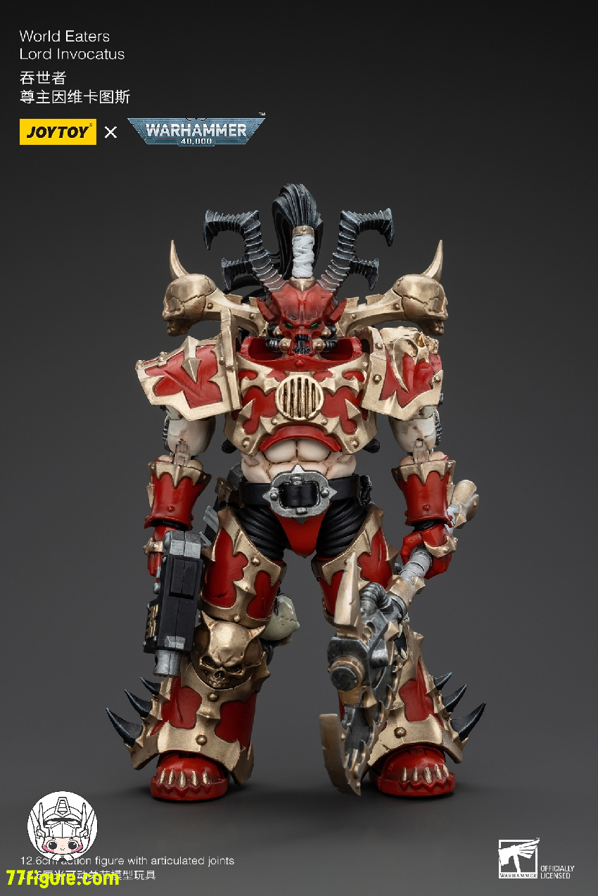 【先行販売】ジョイトイ JoyToy Source 1/18 『ウォーハンマー40K』ワールドイーターズ ロード・インヴォカトゥス 塗装済み可動フィギュア