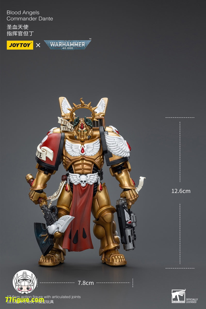 ジョイトイ JoyToy Source 1/18 『ウォーハンマー40K』 ブラッド エンジェルズ 司令官ダンテ 塗装済み可動フィギュア